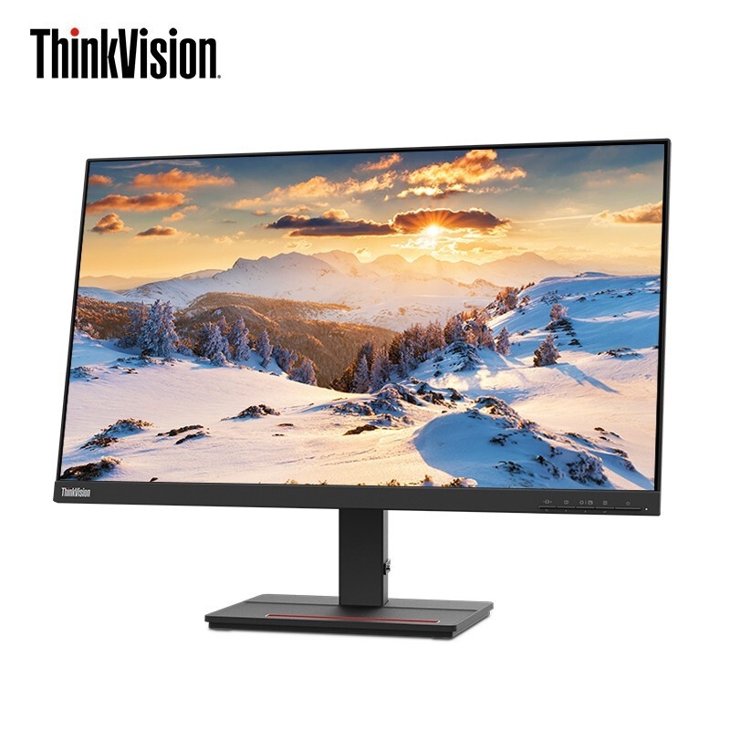 联想（ThinkVision）S24e-20 商用办公电脑液晶显示器 23.8英寸