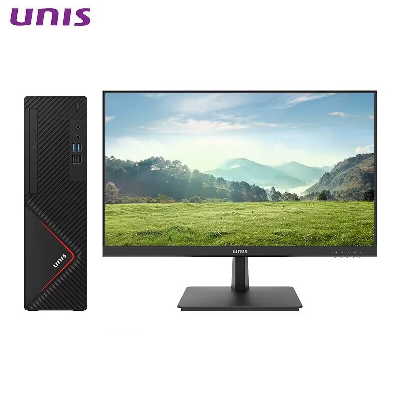 台式计算机 紫光/unis D3890 G2 兆芯ZX-E KX-U6780A 23.8 集成显卡 共享内存 512GB 1TB 16G