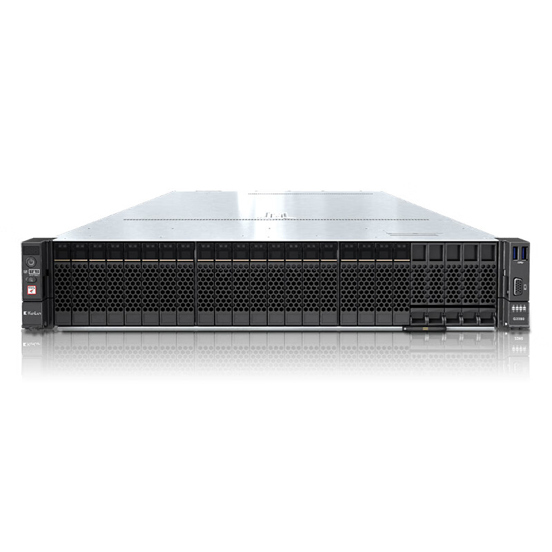 昆仑 KunLun G2280 服务器2 *Kunpeng920/32G*2/1200G*2/4*GE 接口/白金900W电源*2