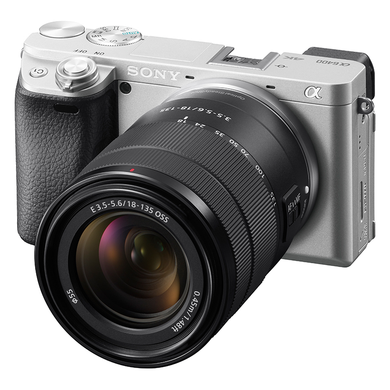 索尼 ILCE6400L/A6400 微单套机18-135mm（32G内存卡+相机包） 照相机