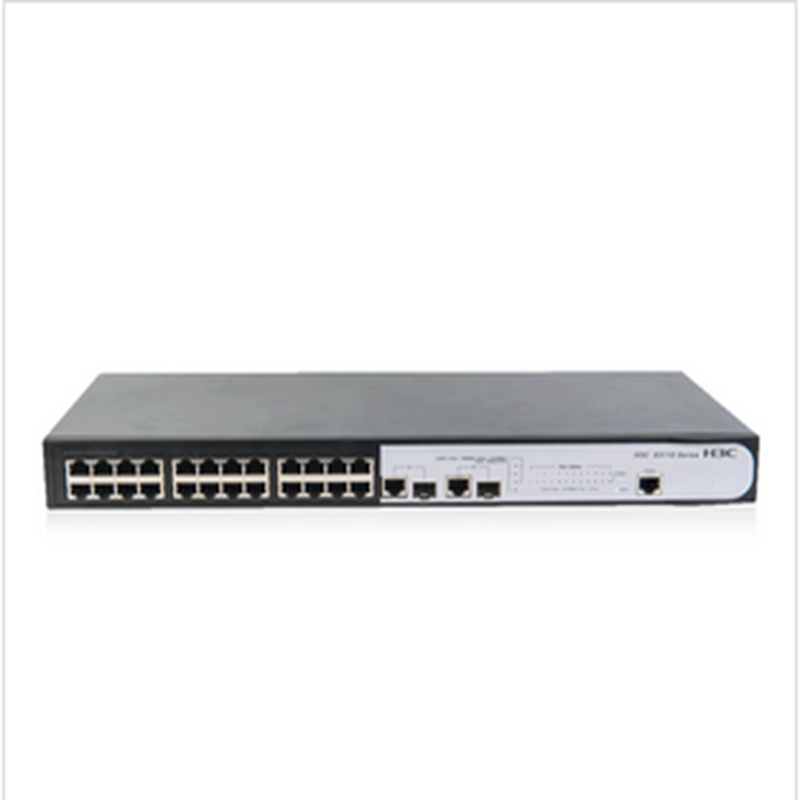 华三（H3C）LS-S3110-SI系列百兆二层可网管以太网 企业级 交换设备 LS-S3110-26TP-SI 24电口+2复用口