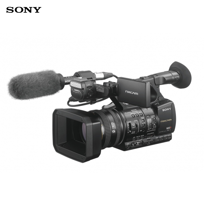 索尼（SONY）HXR-NX5R 3片CMOS高清一体摄像机（主机+2块电池+128G内存） 