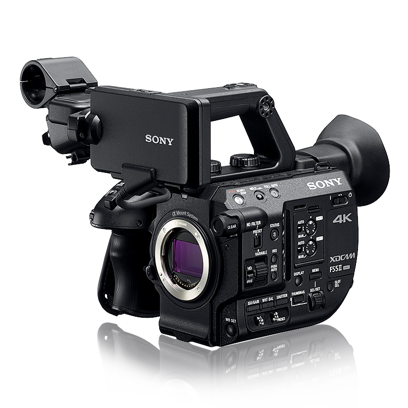 索尼（SONY）PXW-FS5MK 专业数码4K便携式摄像机（单机+摄影包）