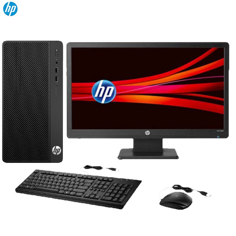惠普/HP 282 Pro G3 MT （19.5寸/G4400/4G/500G/集成显卡/DVD光驱/硬盘保护功能）台式计算机