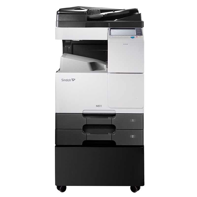 新都 N511 黑白复印机 (含自动双面输稿器，双面器，双纸盒，原装工作台，网络)