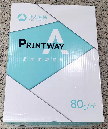 亚太森博 printway A4 80G 500张/一包 8包/一箱 复印纸
