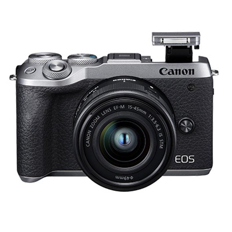 佳能(Canon）EOS-M6 微单相机 15-45mm镜头（32G内存+相机包）照相机