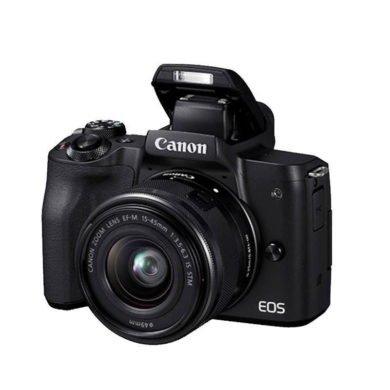 佳能(Canon）EOS-M50 微单相机 15-45mm镜头（32G内存+相机包）照相机