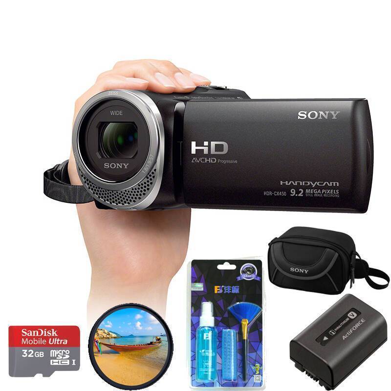 索尼/SONY HDR-CX450 高清数码摄像机+16G内存+摄影包