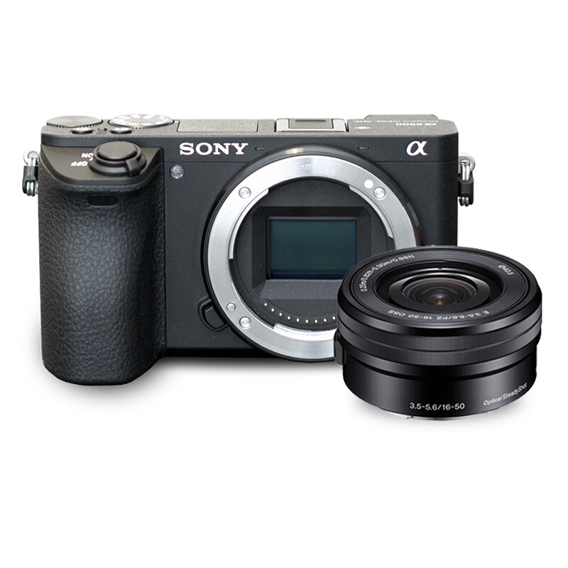 索尼（SONY）ILCE-6500L/A6500 微单套机 16-50mm（32G内存卡+户外包）照相机