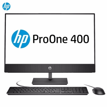 惠普（HP）ProOne 400 G4 AIO (i3-8100T/4G/1TB/集显/DVD刻录/20寸） 台式一体机
