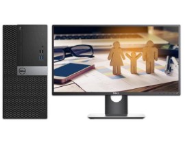 戴尔(Dell) OptiPlex 3060 Tower 台式计算机 I5/8G/1TB+128G固态/DVD刻录/集成显卡/19.5寸显示器