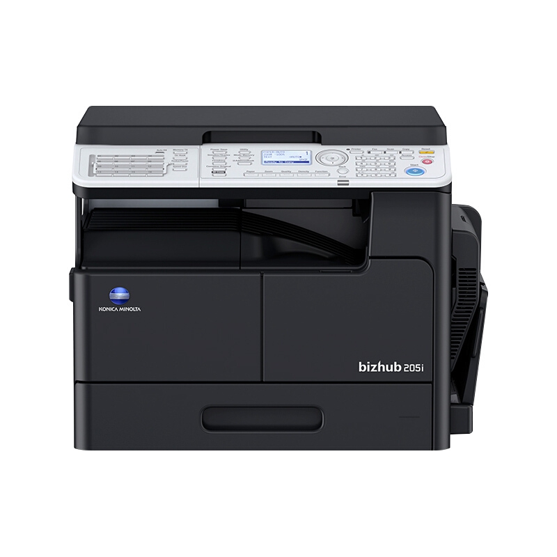 柯尼卡美能达 Bizhub 205i 黑白复印机 打印/复印/扫描 标配+OC(盖板)