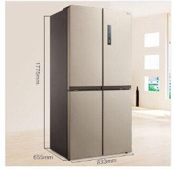 美的(Midea) BCD-468WTPM(E) 468升 十字对开门无霜电冰箱