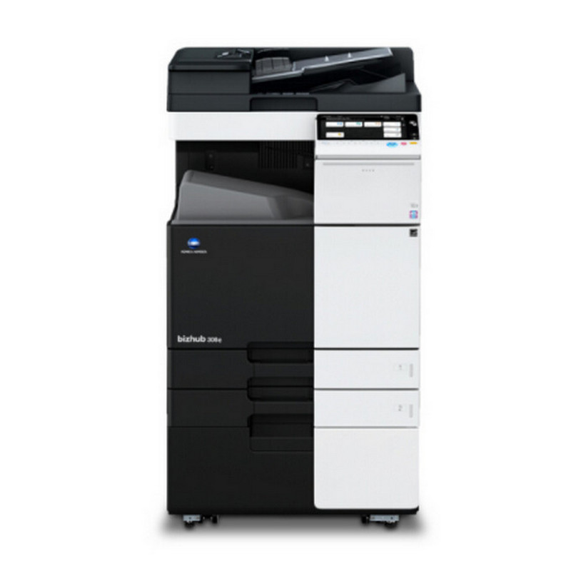 柯尼卡美能达 Bizhub 458e 黑白复印机 打印/复印/扫描 主机+DF(双面输稿器)