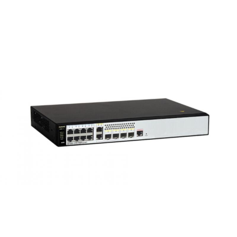 华为HUAWEI 8个10/100/1000Base-T以太网端口 4端口PoE+,交流供电 S1730S-L4P4T-A 交换设备