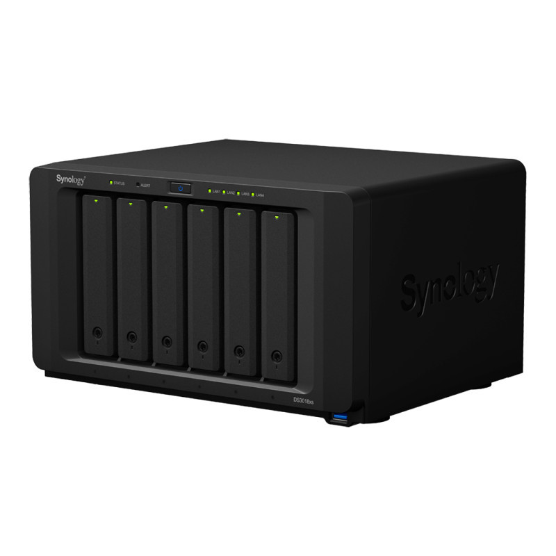 群晖 DS3018XS NAS网络存储服务器 网络磁盘阵列 六盘位（无内置硬盘）