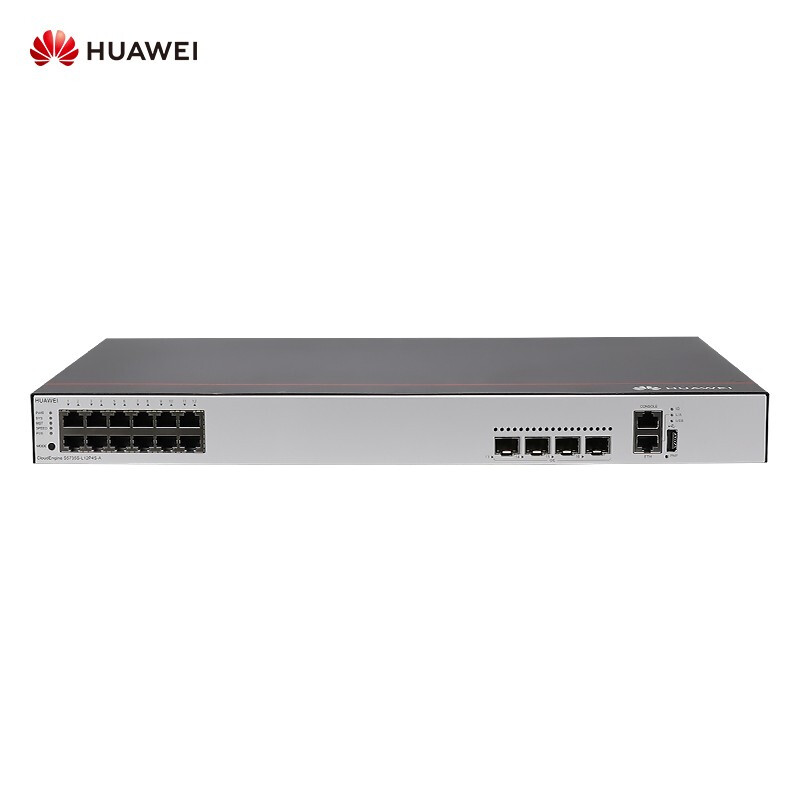 华为（HUAWEI）企业级12口千兆 以太网+4口千兆光 POE+供电 交换设备 S5735S-L12P4S-A