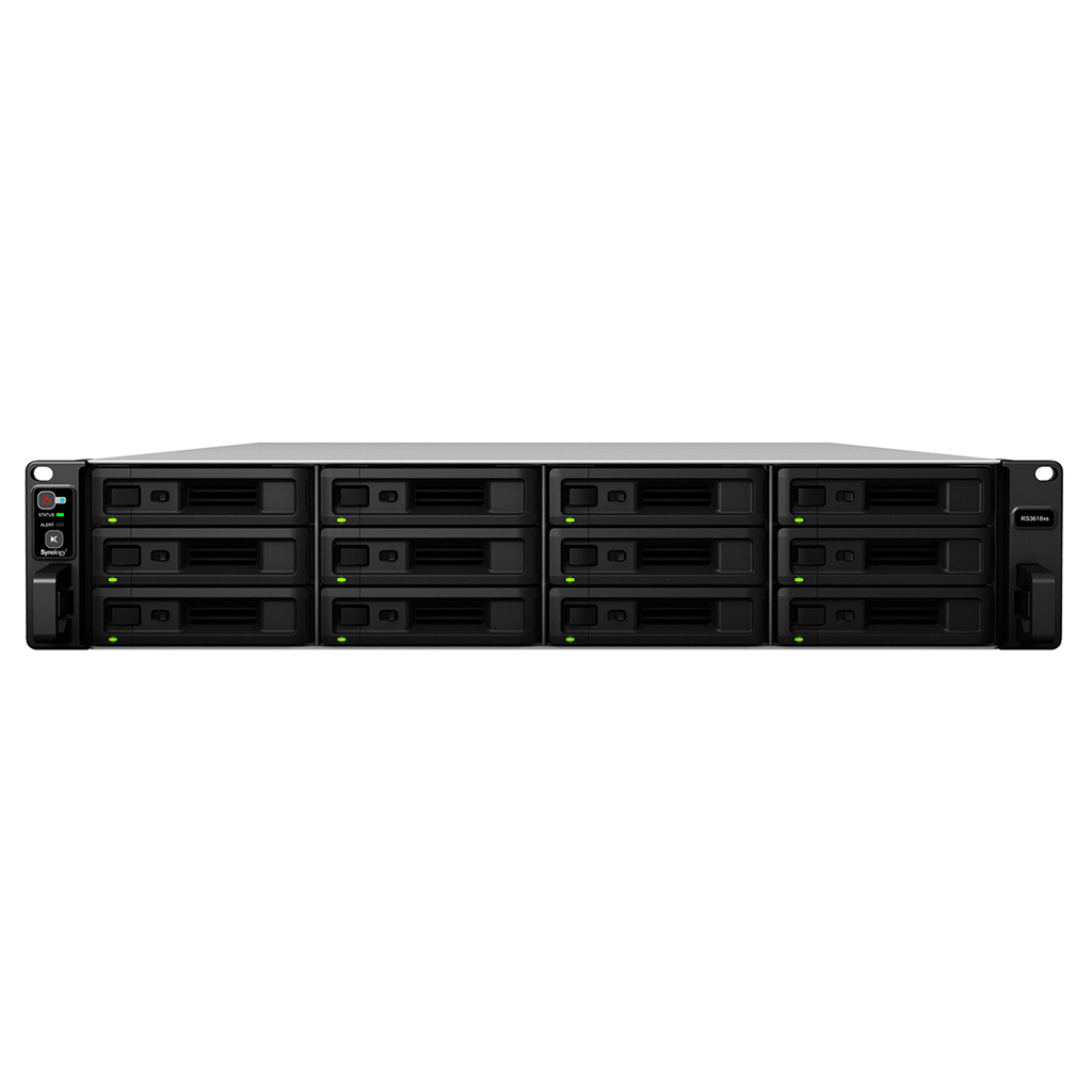 群晖 RS3618xs NAS网络磁盘阵列存储 12-36盘位（含3.84T固态12个 ）