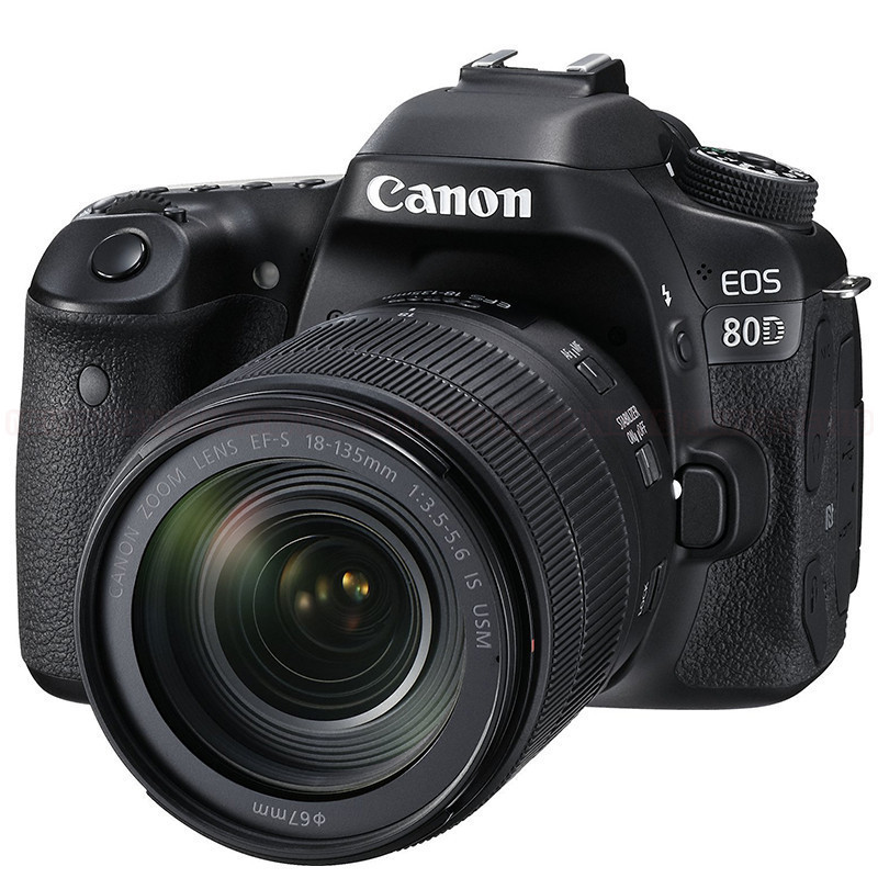佳能 EOS-80D 18-135mm镜头 单反套机 照相机